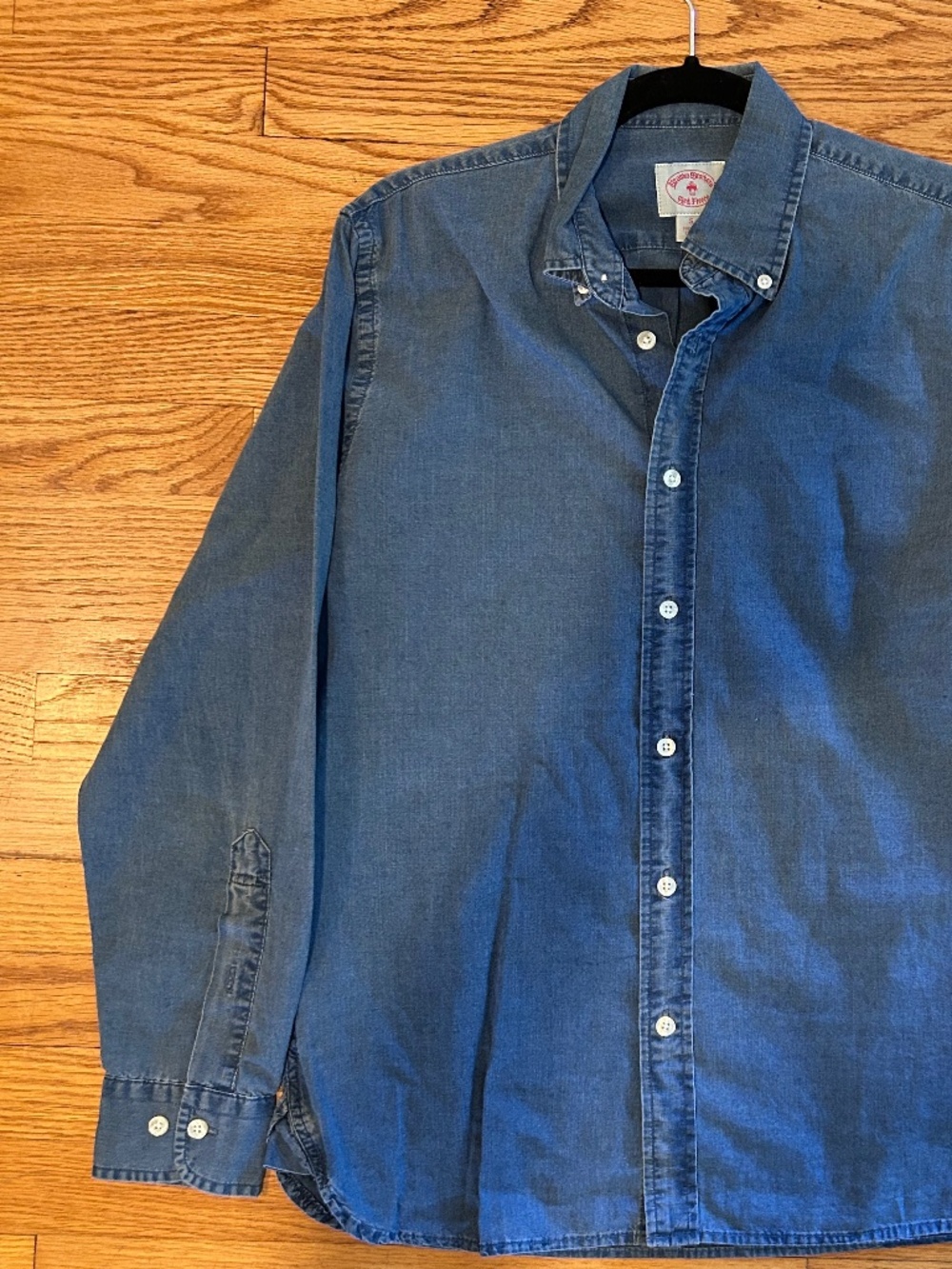 Brooks Brothers Blue Denim Button-Down Shirt